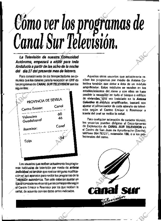 ABC SEVILLA 17-02-1989 página 110