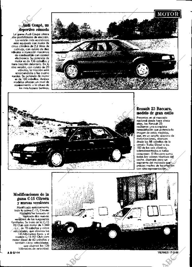 ABC SEVILLA 17-02-1989 página 114