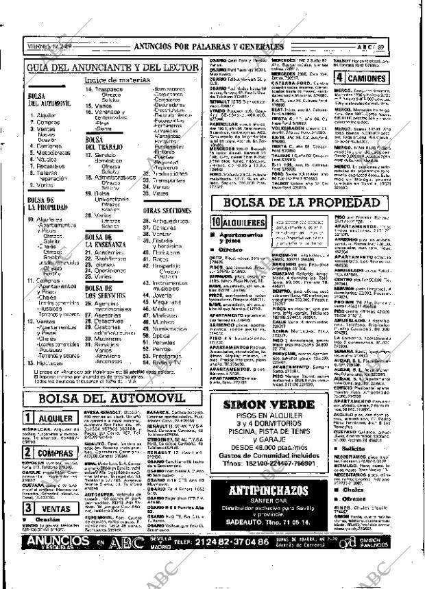 ABC SEVILLA 17-02-1989 página 89