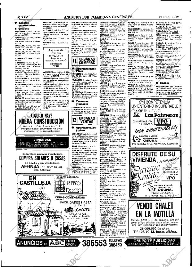 ABC SEVILLA 17-02-1989 página 90