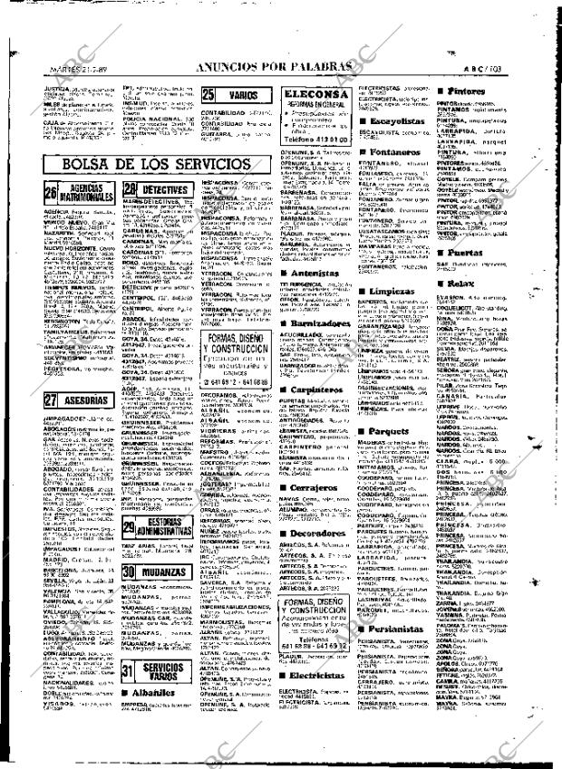 ABC MADRID 21-02-1989 página 103