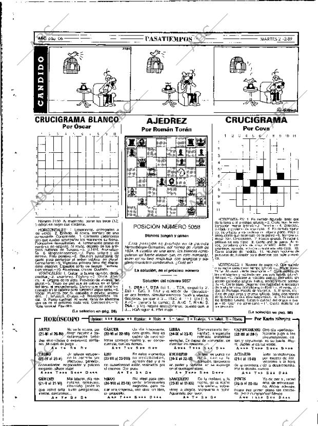 ABC MADRID 21-02-1989 página 106