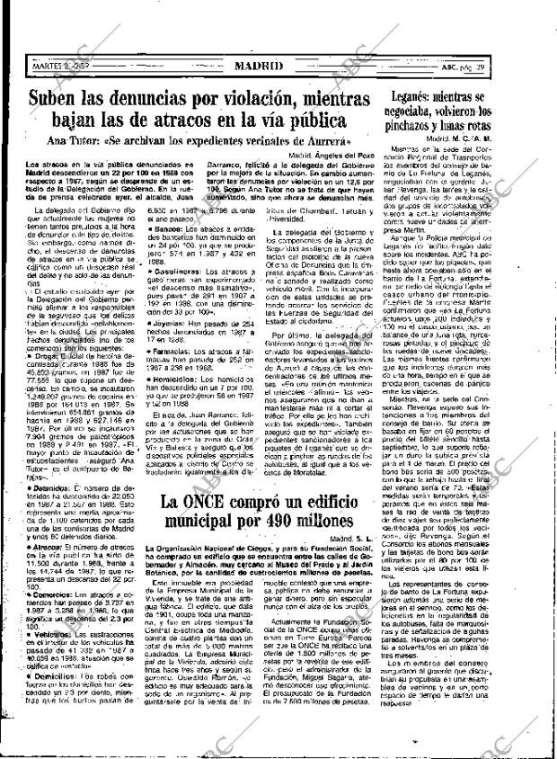 ABC MADRID 21-02-1989 página 29