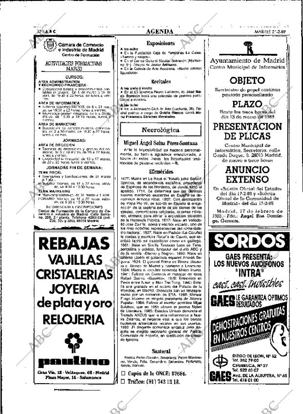 ABC MADRID 21-02-1989 página 32