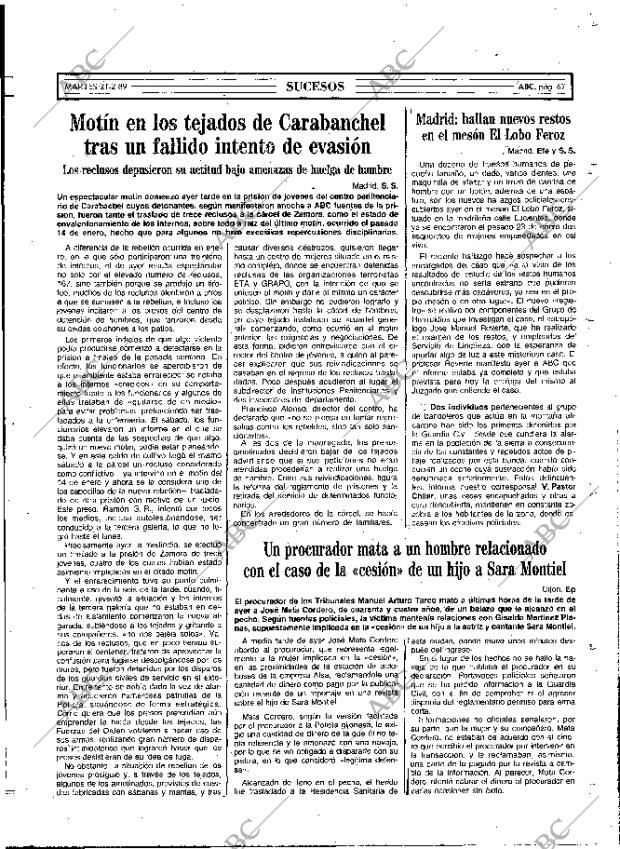 ABC MADRID 21-02-1989 página 67