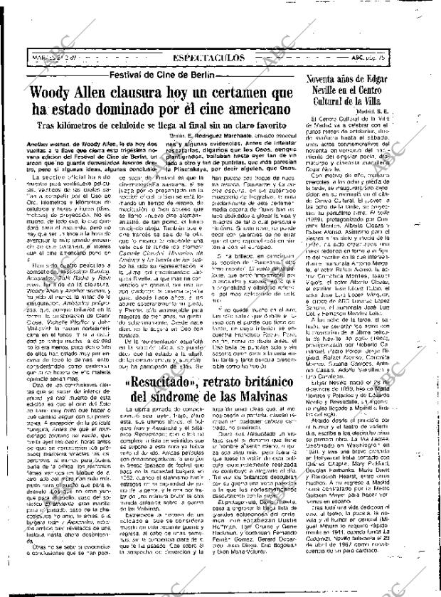 ABC MADRID 21-02-1989 página 75
