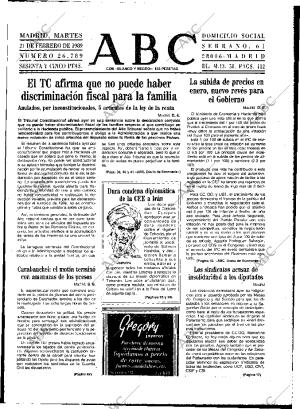 ABC MADRID 21-02-1989 página 9