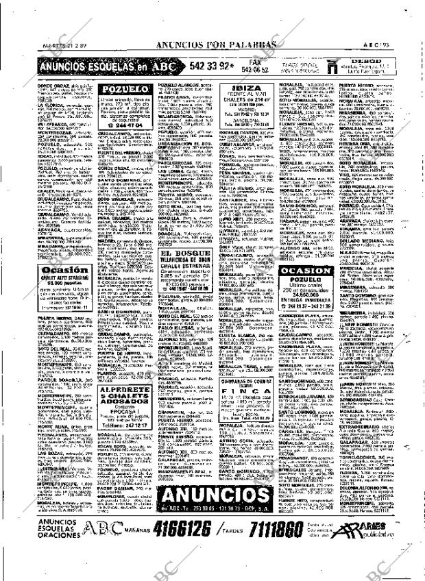 ABC MADRID 21-02-1989 página 93