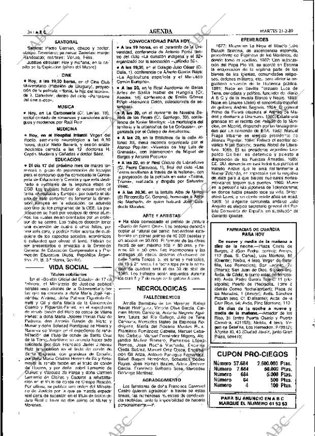 ABC SEVILLA 21-02-1989 página 34