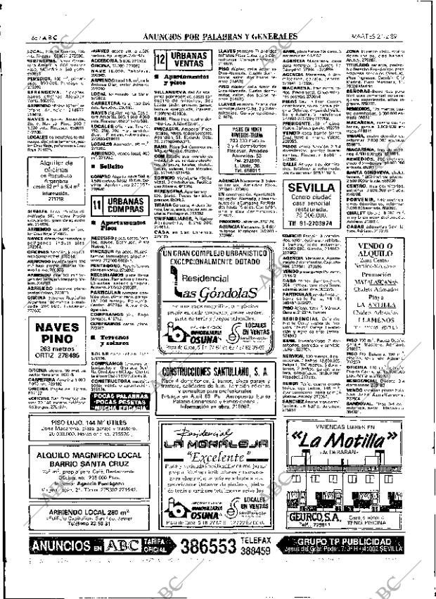 ABC SEVILLA 21-02-1989 página 66