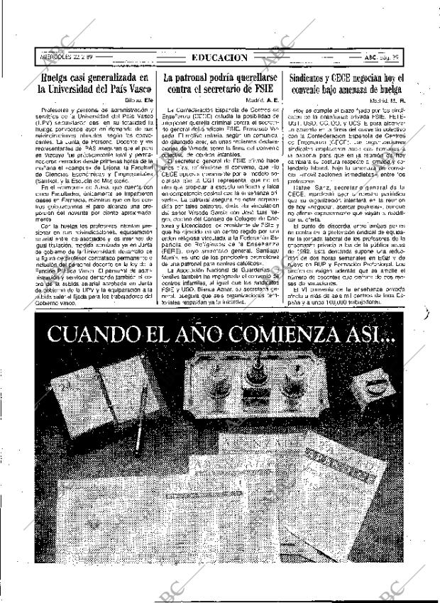 ABC MADRID 22-02-1989 página 39