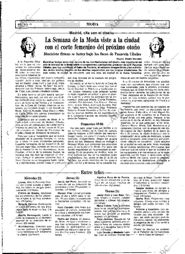 ABC MADRID 22-02-1989 página 40