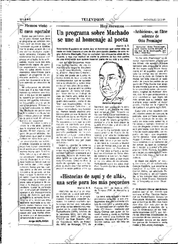 ABC MADRID 22-02-1989 página 80