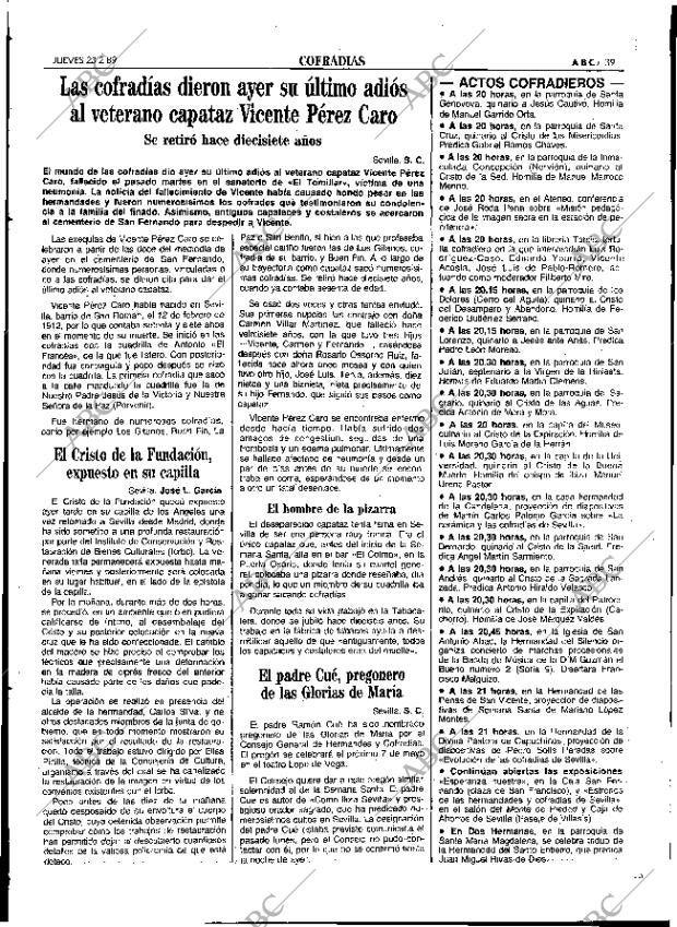 ABC SEVILLA 23-02-1989 página 39