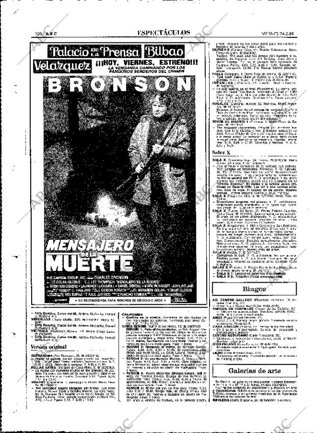 ABC MADRID 24-02-1989 página 100