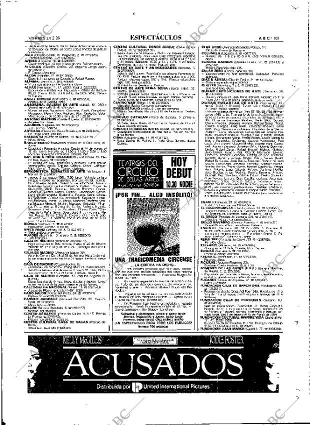 ABC MADRID 24-02-1989 página 101