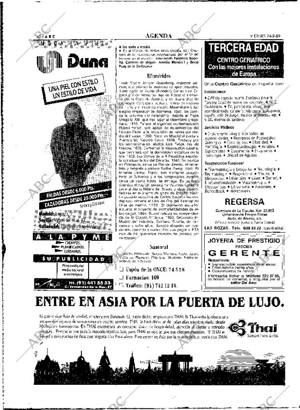 ABC MADRID 24-02-1989 página 42