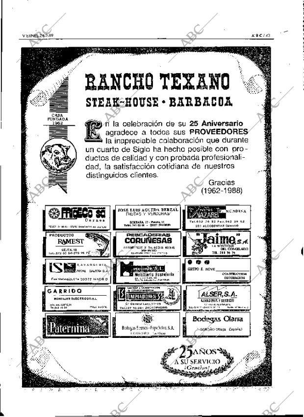 ABC MADRID 24-02-1989 página 43