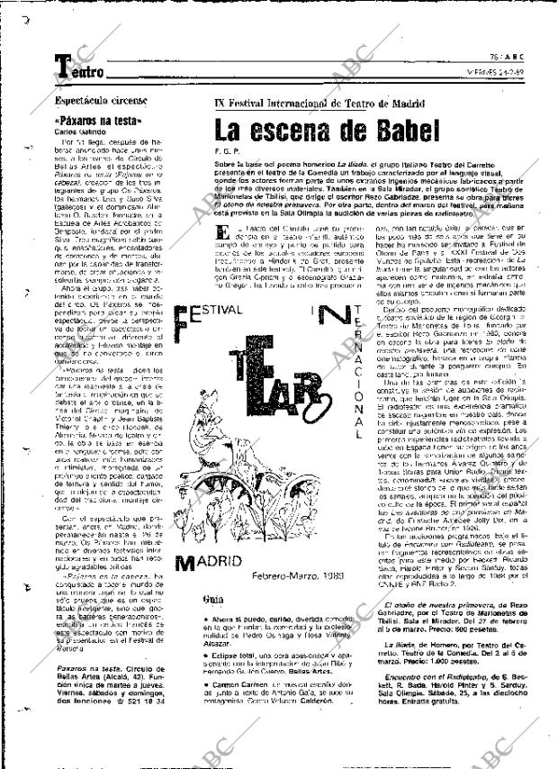 ABC MADRID 24-02-1989 página 78