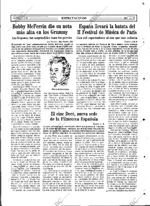 ABC MADRID 24-02-1989 página 89