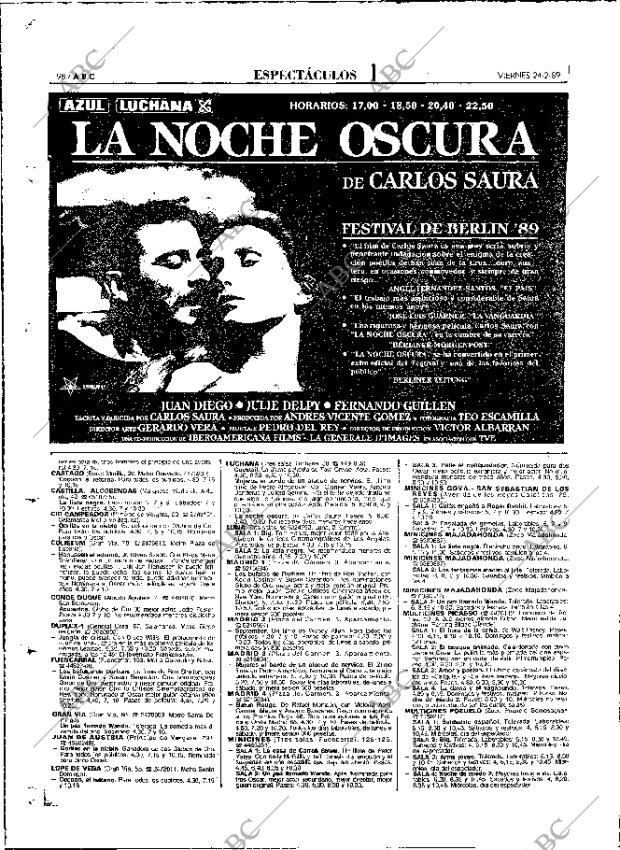 ABC MADRID 24-02-1989 página 98