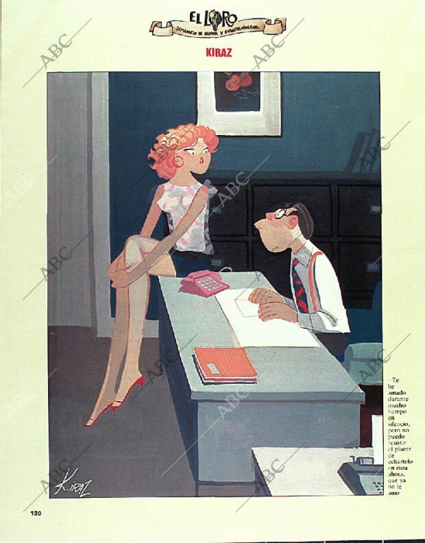 BLANCO Y NEGRO MADRID 26-02-1989 página 120