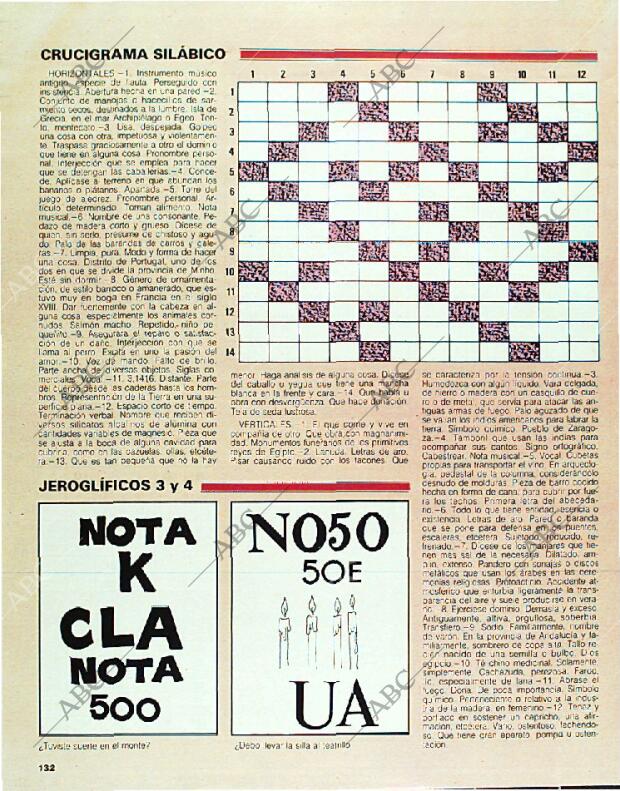 BLANCO Y NEGRO MADRID 26-02-1989 página 132