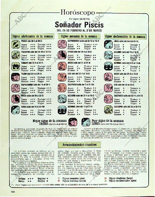 BLANCO Y NEGRO MADRID 26-02-1989 página 136