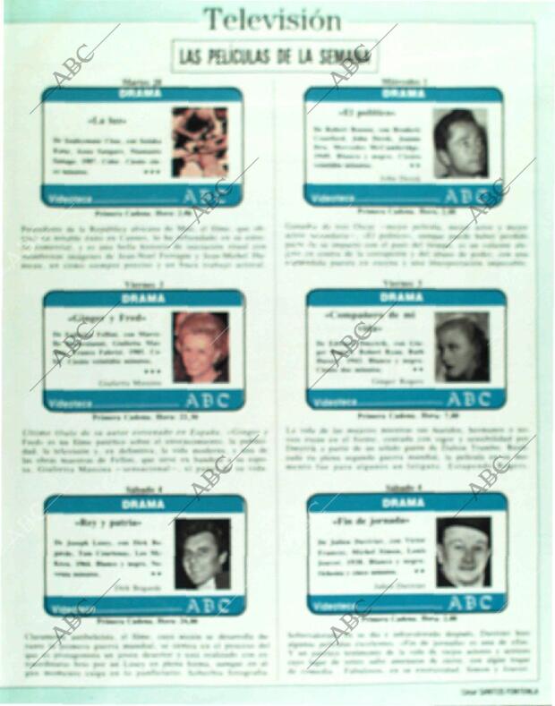 BLANCO Y NEGRO MADRID 26-02-1989 página 141