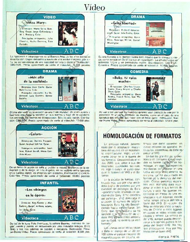 BLANCO Y NEGRO MADRID 26-02-1989 página 145