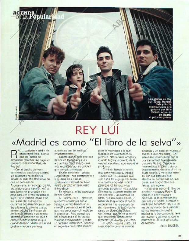 BLANCO Y NEGRO MADRID 26-02-1989 página 37