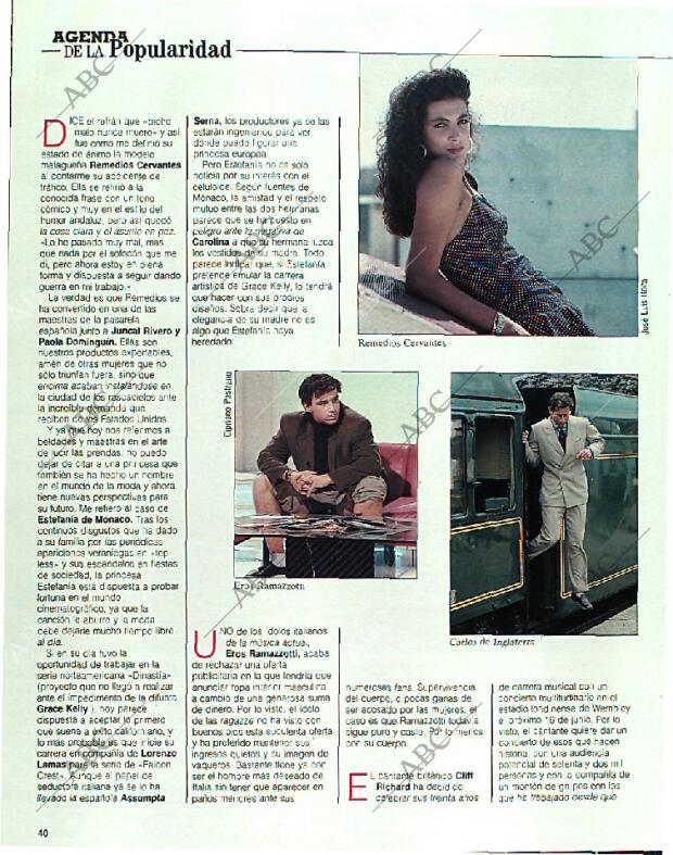 BLANCO Y NEGRO MADRID 26-02-1989 página 40