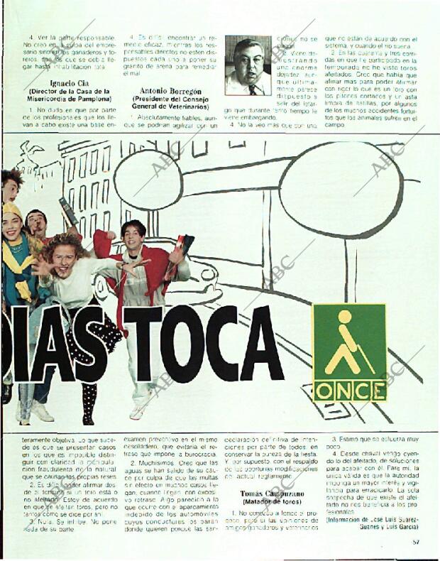 BLANCO Y NEGRO MADRID 26-02-1989 página 57