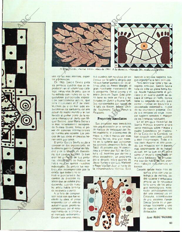 BLANCO Y NEGRO MADRID 26-02-1989 página 63