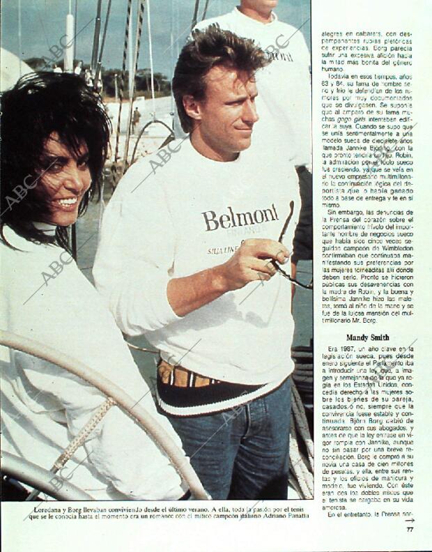 BLANCO Y NEGRO MADRID 26-02-1989 página 77