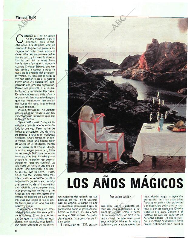 BLANCO Y NEGRO MADRID 26-02-1989 página 8