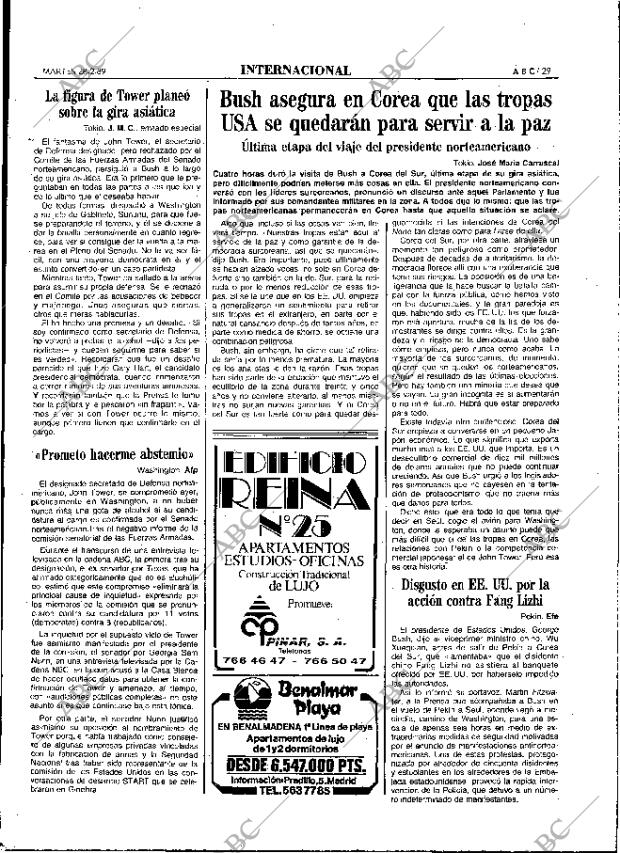 ABC MADRID 28-02-1989 página 29