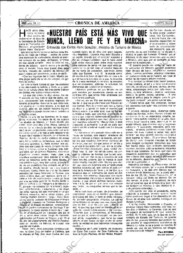 ABC MADRID 28-02-1989 página 34
