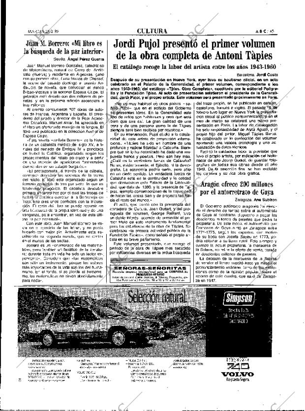 ABC MADRID 28-02-1989 página 45