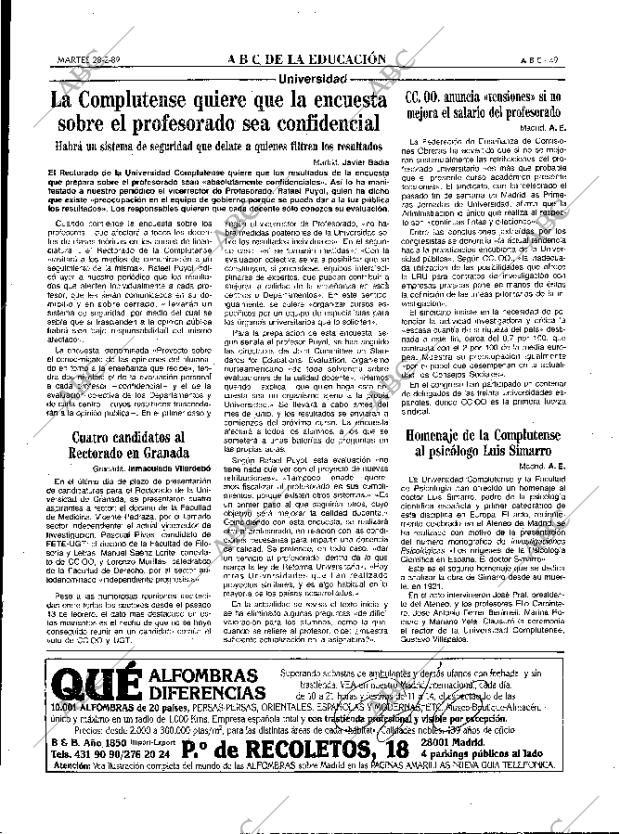 ABC MADRID 28-02-1989 página 49