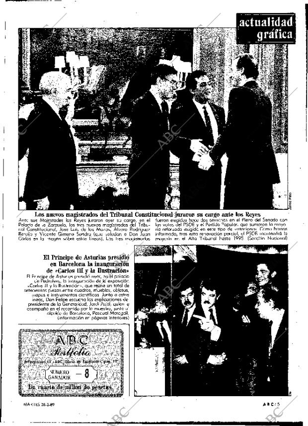 ABC MADRID 28-02-1989 página 5