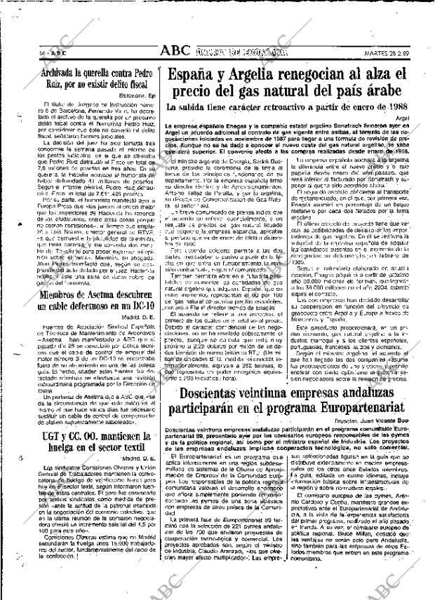 ABC MADRID 28-02-1989 página 66