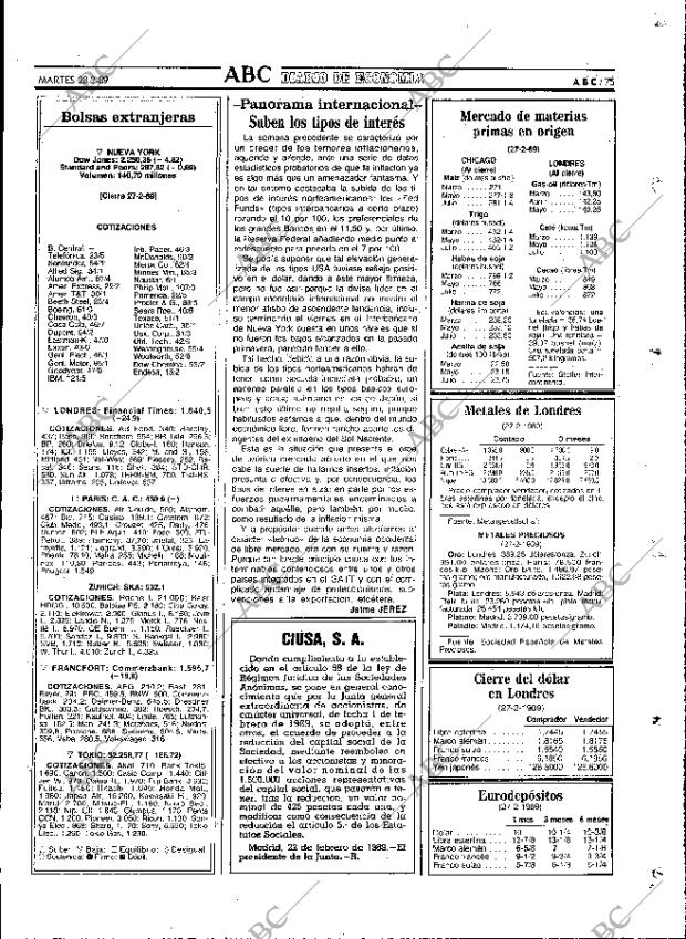 ABC MADRID 28-02-1989 página 75