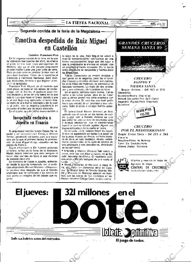 ABC MADRID 28-02-1989 página 81