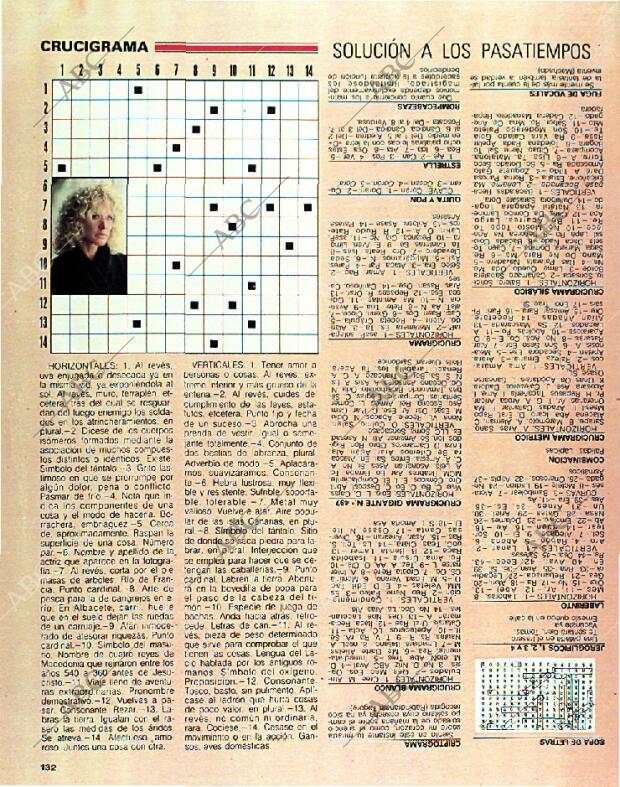 BLANCO Y NEGRO MADRID 05-03-1989 página 132