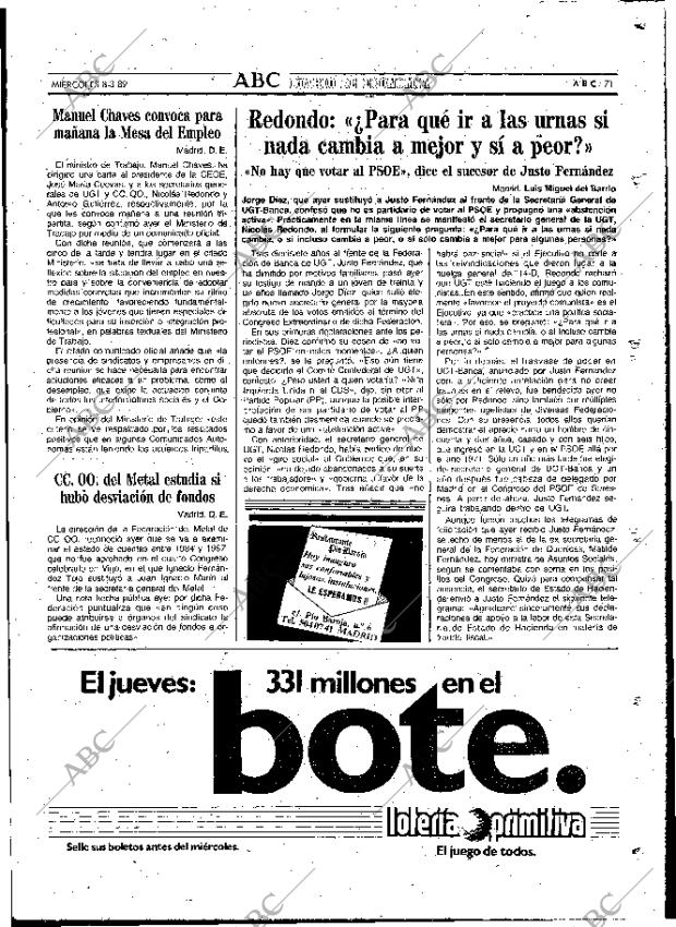 ABC MADRID 08-03-1989 página 71