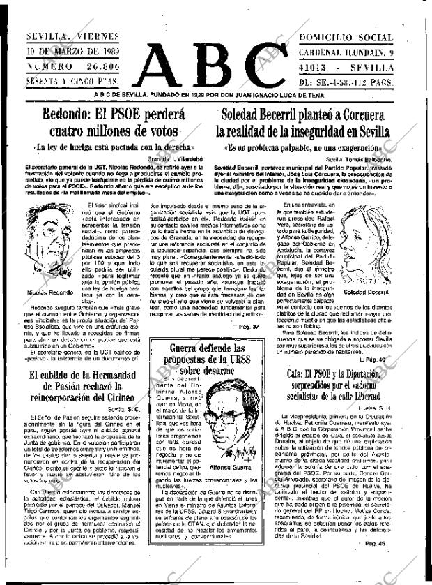ABC SEVILLA 10-03-1989 página 17