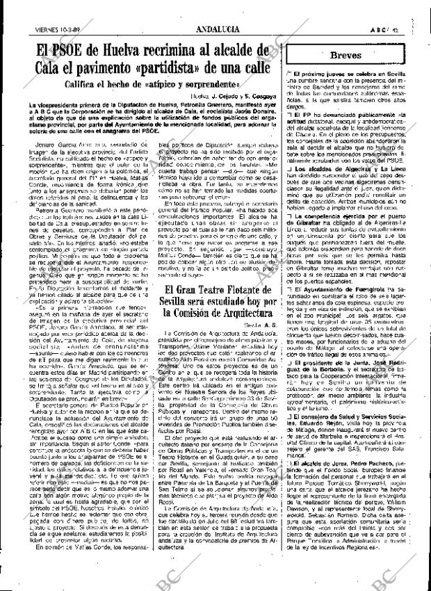ABC SEVILLA 10-03-1989 página 45