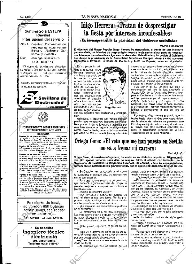 ABC SEVILLA 10-03-1989 página 84