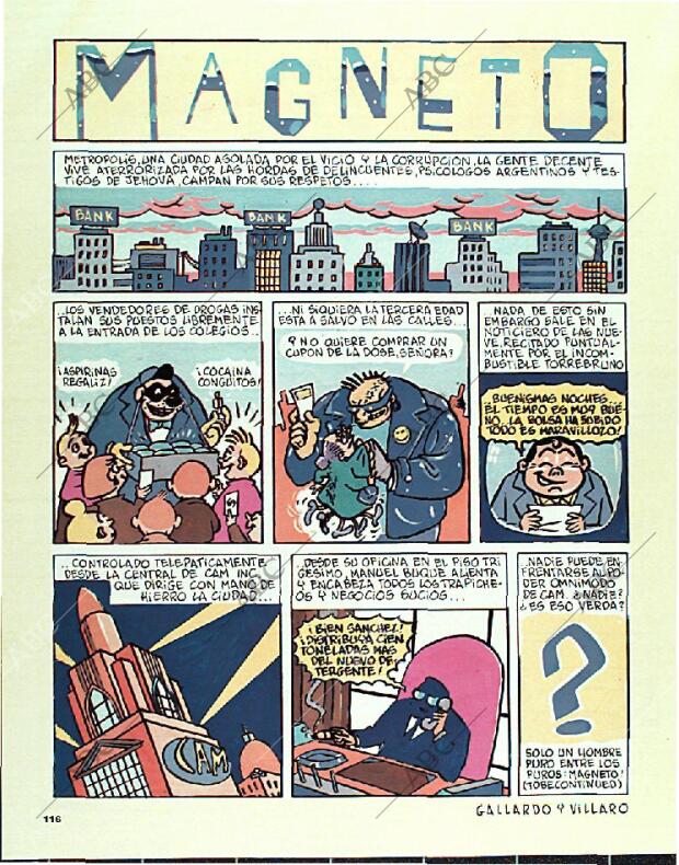 BLANCO Y NEGRO MADRID 12-03-1989 página 116